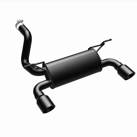 MagnaFlow 2018+ Jeep Wrangler 3.6L Dual Black Tip Axle-Back Exhaust