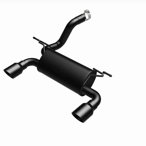 MagnaFlow 2018+ Jeep Wrangler 3.6L Dual Black Tip Axle-Back Exhaust