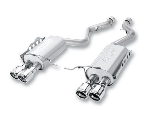 Borla 14 Silv/Sierra 1500 EC Std/CC Short 143.5in WB S-Type Dual Rolled Side Exit Cat-Back Exhaust