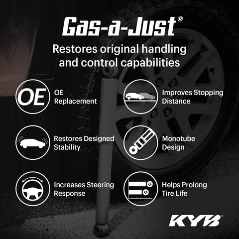 KYB Shocks Gas-A-Just Front Left Strut Lexus GS350 w/Adaptive Suspension AWD 2013-2020