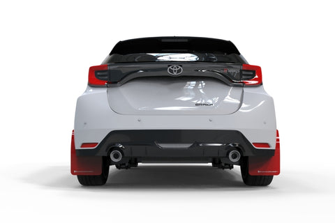 Rally Armor 20-25 Toyota GR Yaris Red Mud Flap w/White Logo