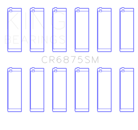 King Engine Bearings BMW N52 B25/B30 & N53 B25/B30 3.0L Connecting Rod Bearing Set - Size STD