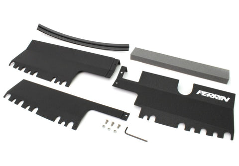 PERRIN 15-21 Subaru WRX/STI Radiator Shroud (With/Without OEM Intake Scoop) - Black