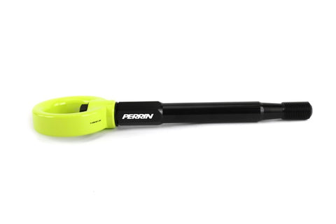 PERRIN 13-25 Subaru BRZ / 13-20 Scion FRS & Toyota 86 / 22-25 GR86 Tow Hook Kit (Rear) - Neon Yellow