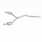 MagnaFlow 18-19 Audi A5 Dual Exit Polished Stainless CatBack Exhaust - 3in Main Piping Diameter