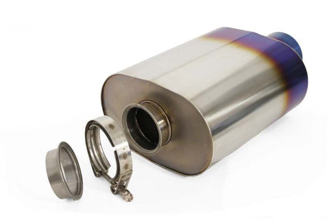 GReddy Universal 3.0in RS-Ti Oval Titanium Muffler