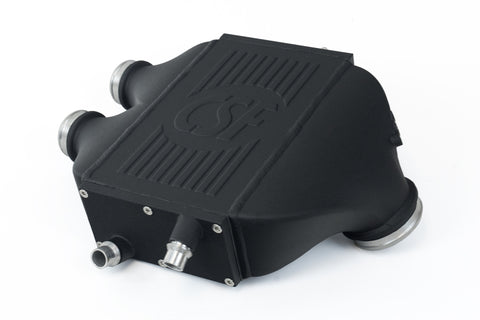 CSF 2014+ BMW M3/M4 (F8X) Top Mount Charge-Air-Cooler - Crinkle Black