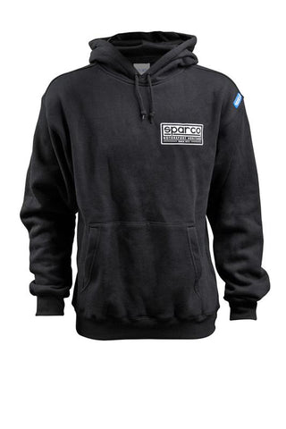 Sparco Sweatshirt Hooded Heritage Blk Lr
