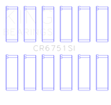 King Engine Bearings 97-07 Ford 2.5L/2.9L/3.0L (Size STD) Rod Bearing Set