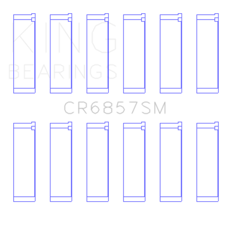 King Engine Bearings Chrysler Pentastar 3.6L ERB V6 Connecting Rod Bearing Set - Size STD