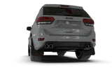 Rally Armor 18-22 Jeep Grand Cherokee SRT Trackhawk Black UR Mud Flap - Metallic Black Logo