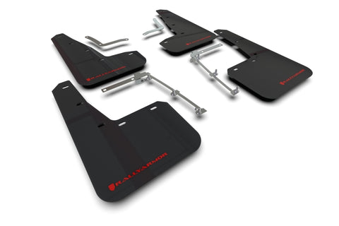 Rally Armor 20-25 Toyota GR Yaris Black Mud Flap w/Red Logo