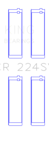 King Engine Bearings BMW S65B40A/S85B50A Connecting Rod Bearing Set (Set of 2) - Size STD