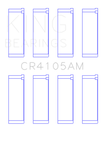King Engine Bearings Mazda FS-DE L4/FP L4/FS L4  DOHC 16 Valve Rod Bearing Set - Size STD