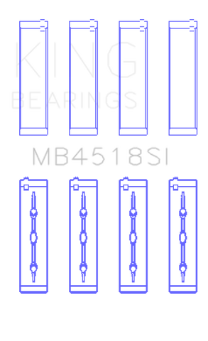 King Engine Bearings 11-20 Chrysler 300 / Dodge Grand Caravan (Size STD) Main Bearing Set