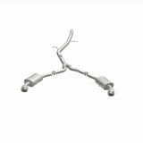 MagnaFlow 18-19 Audi A5 Dual Exit Polished Stainless CatBack Exhaust - 3in Main Piping Diameter