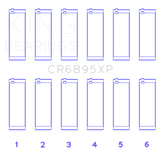 King Engine Bearings Ford Ecoboost 3.5L V6 (Size STDX) Tri Metal Connecting Rod Bearing Set