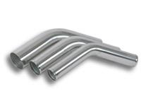 Vibrant 1.75in O.D. Universal Aluminum Tubing (45 degree bend) - Polished