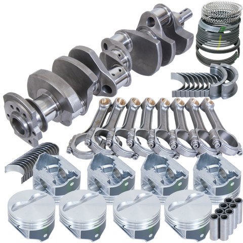 Eagle Chevy 350 2Pc 3.750in Crank 5.700in I-Beam Rod -5cc Flat Top 4.030in Pistons Balanced Assembly