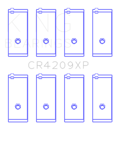 King Engine Bearings Toyota 3SGTE Performance Rod Bearing Set - Size STD