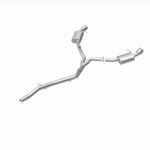 MagnaFlow 18-19 Audi A5 Dual Exit Polished Stainless CatBack Exhaust - 3in Main Piping Diameter