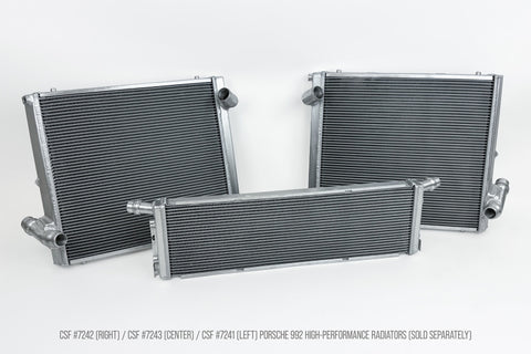 CSF 2019+ 992.1/992.2 Porsche 911(3.0LT Base/T/S/4/4S/GTS/4 GTS) High Perf Left Aluminum Radiator