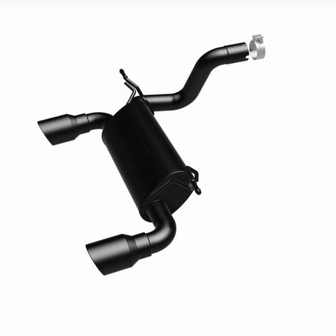 MagnaFlow 2018+ Jeep Wrangler 3.6L Dual Black Tip Axle-Back Exhaust