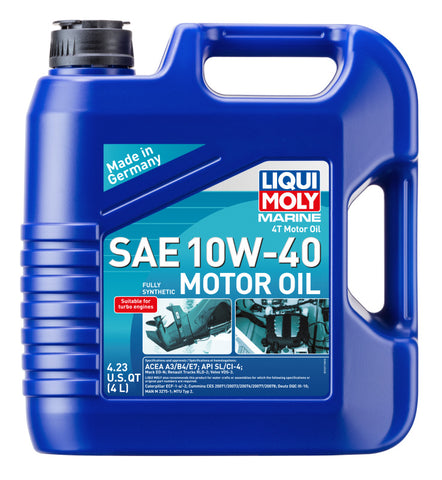 LIQUI MOLY 4L Marine 4T Motor Oil SAE 10W40