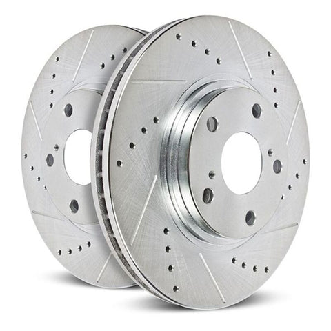 Power Stop 22-23 Hyundai Elantra N Front Drilled & Slotted Rotor (Pair)
