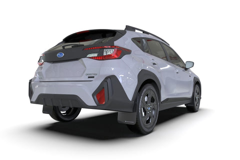 Rally Armor 24-25 Subaru Crosstrek Black UR Mud Flap Grey Logo