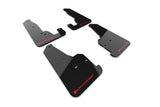 Rally Armor 18-22 Jeep Grand Cherokee SRT Trackhawk Black UR Mud Flap - Red Logo