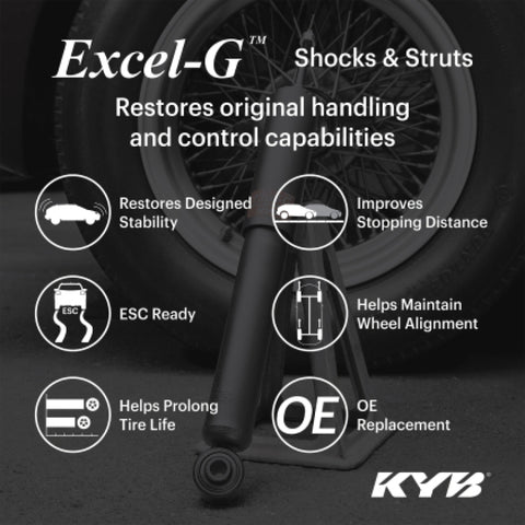 KYB 22-24 Hyundai Tucson AWD 2.5L / 23-24 Tucson Hybrid 1.6L / KIA Sportage AWD Excel-G Shock - Rear