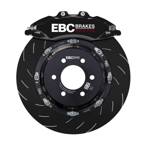 EBC Racing 93-02 Toyota Supra 3.0TT Black Apollo-6 Calipers 355mm Rotors Front Big Brake Kit