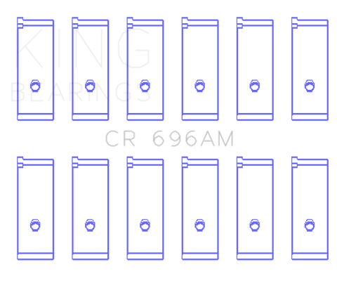 King Engine Bearings Toyota 5ME/5MGE/7MGE/7MGTE Rod Bearing Set - Size +0.25mm