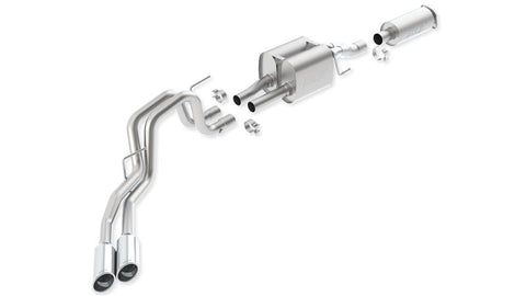 Borla 10-12 Ford F-150 Raptor 6.2L V8 2/4WD AT Touring SS Catback Exhaust