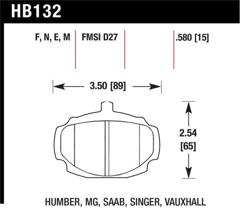 Hawk HP+ Street Brake Pads