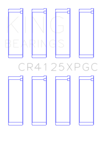 King Engine Bearings Subaru EJ20/EJ22/EJ25 pMaxKote Performance Rod Bearing Set - Size STDX