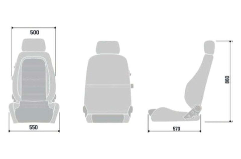 Sparco Seat GT Black/White
