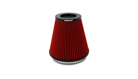 Vibrant The Classic Perf Air Filter 5in Cone OD x 7in Height x 7in Flange ID