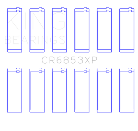 King Engine Bearings BMW Performance Rod Bearing Set - Size STD