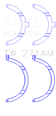 King Engine Bearings Nissan VQ20DE/VQ25DD/VQ25DE/VQ30DD/VQ30DE/VQ30DET/VQ35DE Thrust Washer Set