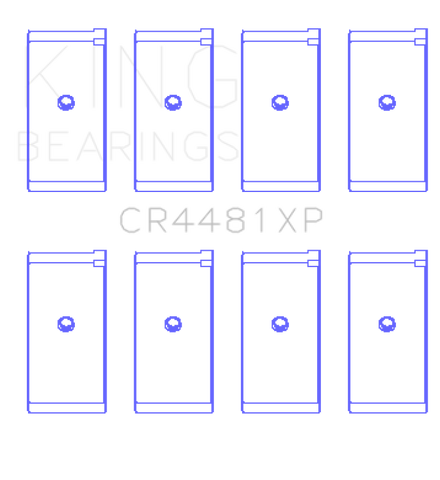 King Engine Bearings Mitsubishi 4G63/4G64 6 Bolt 1st Gen DSM Performance Rod Bearing Set - Size STDX