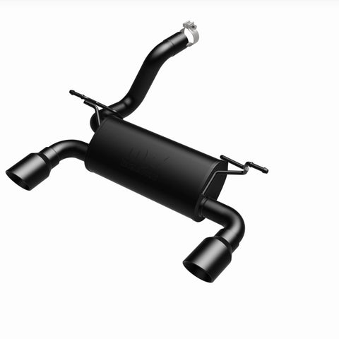 MagnaFlow 2018+ Jeep Wrangler 3.6L Dual Black Tip Axle-Back Exhaust