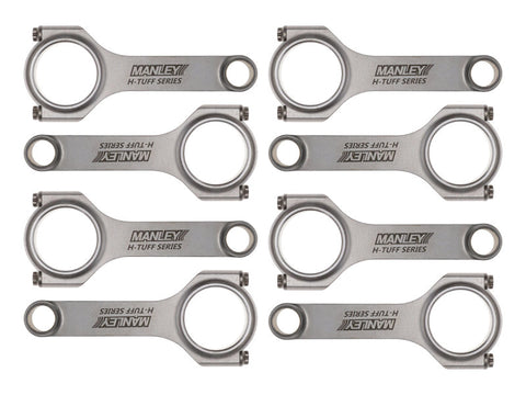 Manley Chrysler 5.7L/6.1L/6.4L Hemi ARP 2000 6.2in w/ 24mm Pin H Beam Connecting Rod - Set of 8