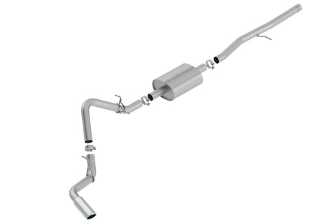 Borla 2019 Silv/Sierra C/B Exhaust S-Type 1500 5.3L V8 AT 2&4WD EC STB(78.8) CC SB(69.3) 147.4 WB