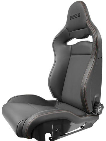 Sparco Seat SPX Leather/Alcantara Black - Right