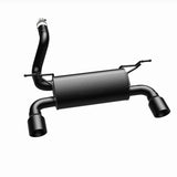 MagnaFlow 2018+ Jeep Wrangler 3.6L Dual Black Tip Axle-Back Exhaust