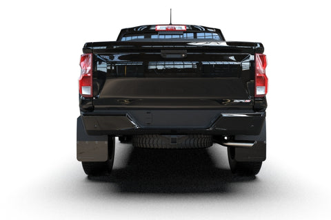 Rally Armor 23-25 Chevy Colorado ZR2 Black Mud Flap - Metallic Black Logo