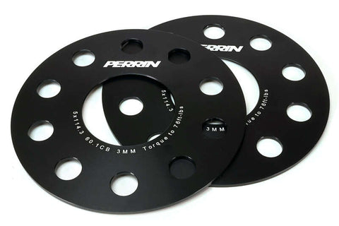 PERRIN 23-26 Toyota GR Corolla 60.1mm CB / 5x114.3 BP Wheel Spacers - 3mm
