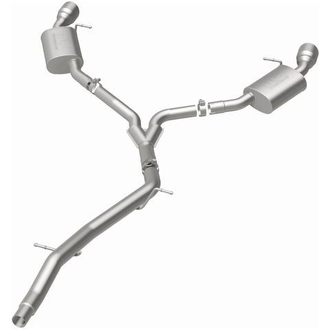 MagnaFlow 18-19 Audi A5 Dual Exit Polished Stainless CatBack Exhaust - 3in Main Piping Diameter